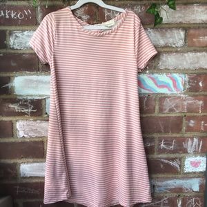 girls flowy striped dress